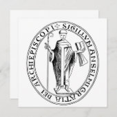 Siegel Saint Anselm von Canterbury (Vorne/Hinten)