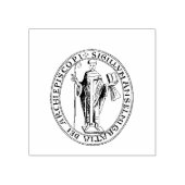 Siegel Saint Anselm von Canterbury Gummistempel (Prägung)