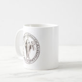 Siegel Saint Anselm von Canterbury Kaffeetasse (Vorderseite Links)