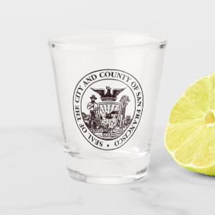 Siegel San Francisco, CA Schnapsglas