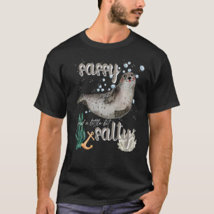 Siegel Sassy & Salty Attitude Südischer Ozean P T-Shirt