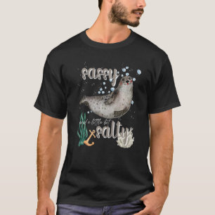 Siegel Sassy & Salty Attitude Südischer Ozean P T-Shirt