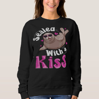 Siegel Sea Lion Howler Süße Tier Sweet 3 Sweatshirt
