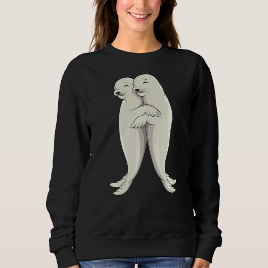 Siegel Sea Lion Siegel Girls Boys Frauen Sweatshirt (Vorderseite)