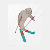 Siegel Skier Ski Fleecedecke (Vorderseite)