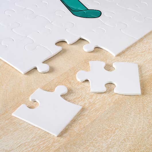 Siegel Skier Ski Puzzle (Seite)