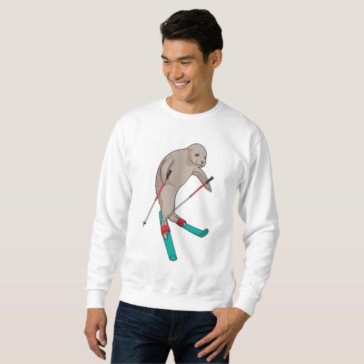 Siegel Skier Ski Sweatshirt (Vorne ganz)