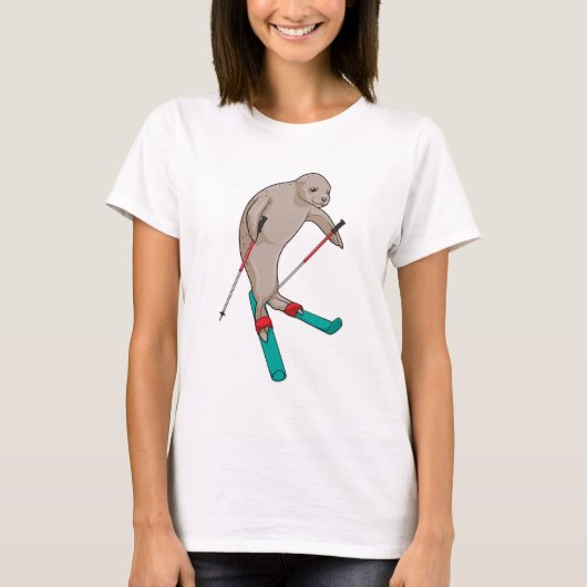 Siegel Skier Ski T-Shirt (Vorderseite)