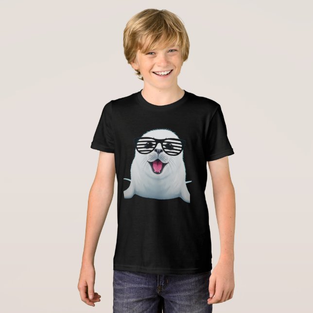 Siegel-Sonnenbrille Tri-Blend Shirt (Vorderseite voll)