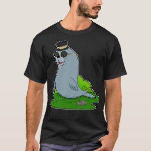 Siegel Sonnenbrille Zylinder T-Shirt