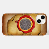 Siegel St. Stephen Toskana Medici WAX Case-Mate iPhone Hülle (Rückseite (Horizontal))