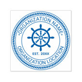 Siegel-Standort-Est-Datum Permastempel (Design)