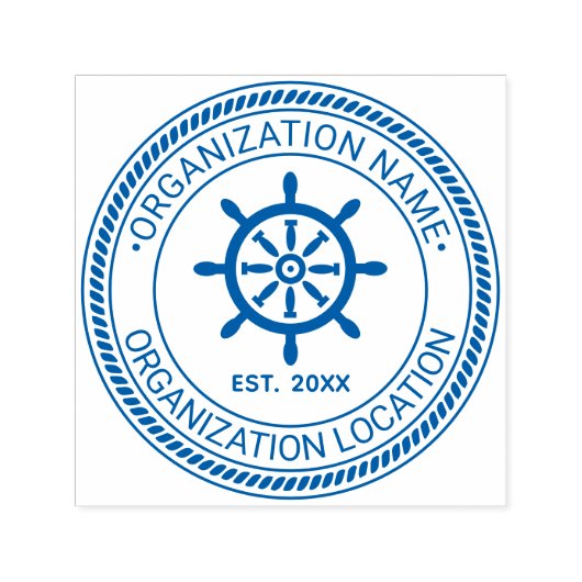 Siegel-Standort-Est-Datum Permastempel (Design)