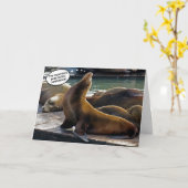 Siegel Superhero Pose Card Karte (Gelbe Blume)