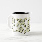 Siegel-Tasse des Hibiskus-w/Guam Zweifarbige Tasse (Vorderseite Links)