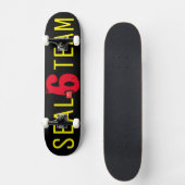 SIEGEL TEAM 6 Skateboard (Vorderseite)