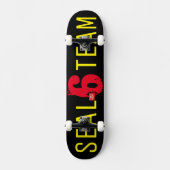 SIEGEL TEAM 6 Skateboard (Vorderseite)