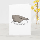 Siegel über Wolken Karte (Gelbe Blume)