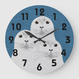 Siegel-Uhr Große Wanduhr