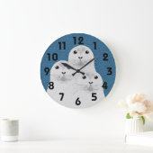 Siegel-Uhr Große Wanduhr (Zuhause)