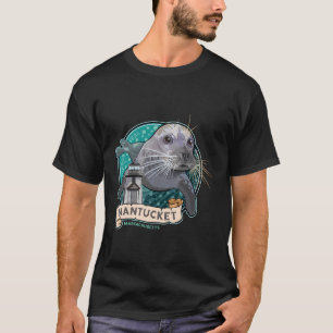 Siegel und Brant Leuchtturm Nantucket Massach T-Shirt