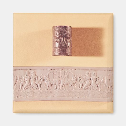 Siegel und Eindruck von Akkadian Magnet (Vorne)