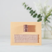 Siegel und Eindruck von Akkadian Postkarte (Stehend Vorderseite)