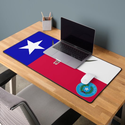 Siegel und Langkorn von Texas Schreibtischunterlage (Büro 2)