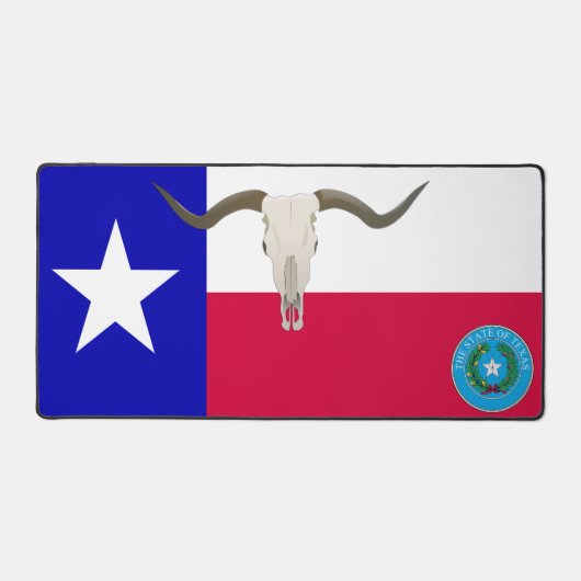 Siegel und Langkorn von Texas Schreibtischunterlage (Vorderseite)