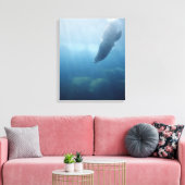 Siegel unter Wasser Leinwanddruck (Insitu (Wohnzimmer))