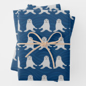 Siegel-Verpackungspapierblätter Geschenkpapier Set (Beispiel)