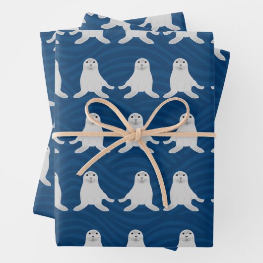 Siegel-Verpackungspapierblätter Geschenkpapier Set (Beispiel)