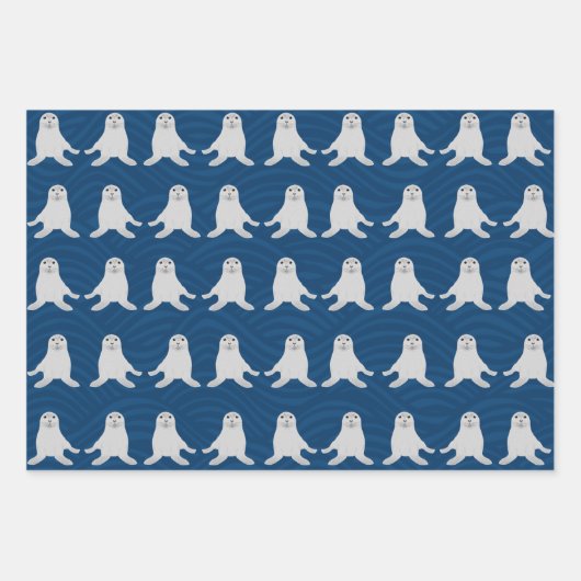 Siegel-Verpackungspapierblätter Geschenkpapier Set (Vorderseite)