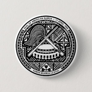 Siegel von Amerikanisch-Samoa Button