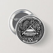 Siegel von Amerikanisch-Samoa Button (Vorne & Hinten)