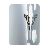 Siegel von Band auf Eis Magnet (Vertikal)