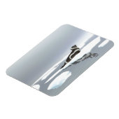 Siegel von Band auf Eis Magnet (Linke Seite)