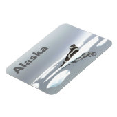 Siegel von Band auf Eis Magnet (Linke Seite)