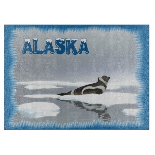 Siegel von Band auf Eis Schneidebrett (Vorderseite)