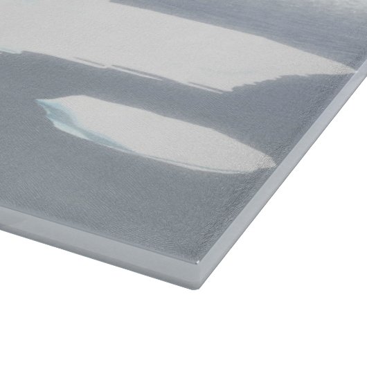 Siegel von Band auf Eis Schneidebrett (Ecke)