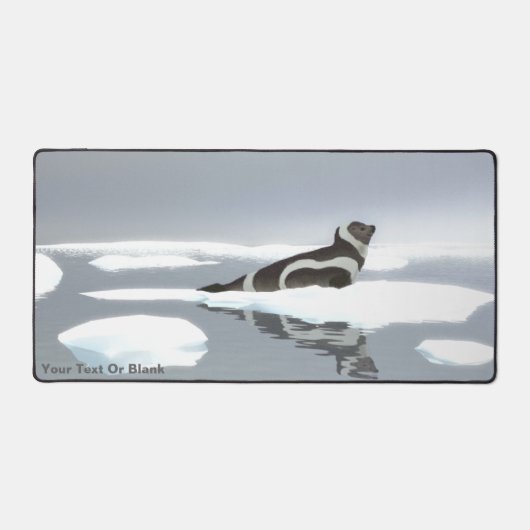 Siegel von Band auf Eis Schreibtischunterlage (Vorderseite)