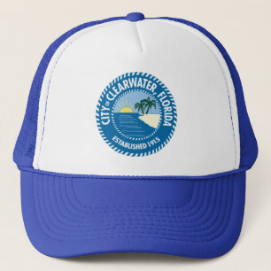 Siegel von Clearwater, Florida Truckerkappe