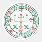 Siegel von Raphael Runder Aufkleber (Vorderseite)