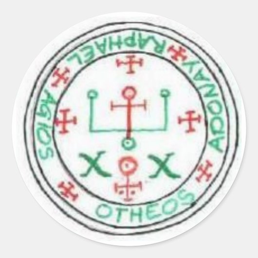 Siegel von Raphael Runder Aufkleber (Vorderseite)