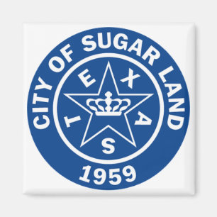 Siegel von Zuckerland (Texas) Magnet