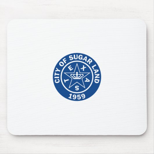 Siegel von Zuckerland (Texas) Mousepad (Vorne)