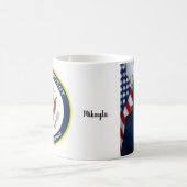 Siegel VP Kamala Harris Portrait Kaffee Tasse (Mittel)