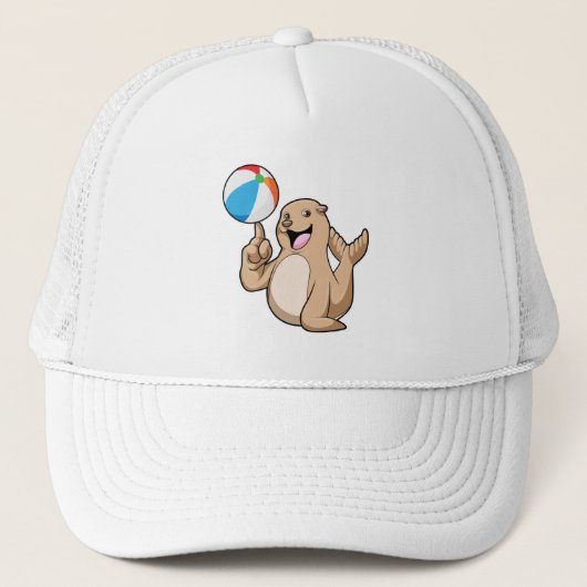 Siegel Wasserpolo Truckerkappe (Vorderseite)