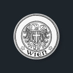 Siegel Wien, ÖSTERREICH Magnet<br><div class="desc">Siegel der wunderschönen und historischen Stadt Wien, Hauptstadt Österreich.</div>