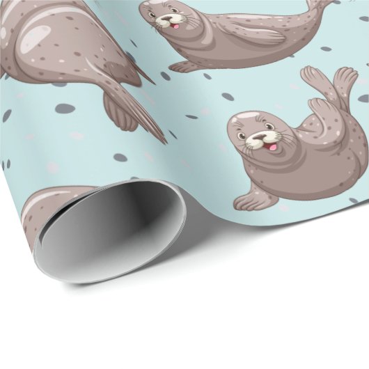 Siegel Wrapping Paper Geschenkpapier (Rolleneckpunkt)